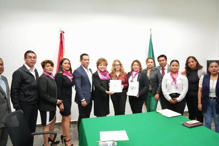 Recibe Congreso iniciativa para modificar la Ley Municipal y la Ley de Fiscalización por parte de la Asociación de Síndicas y Síndicos del Estado