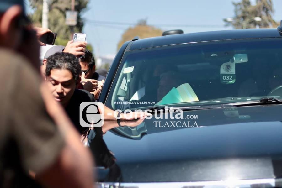 Visita de AMLO en el CCU de Tlaxcala 