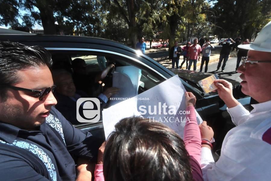 Visita de AMLO en el CCU de Tlaxcala 