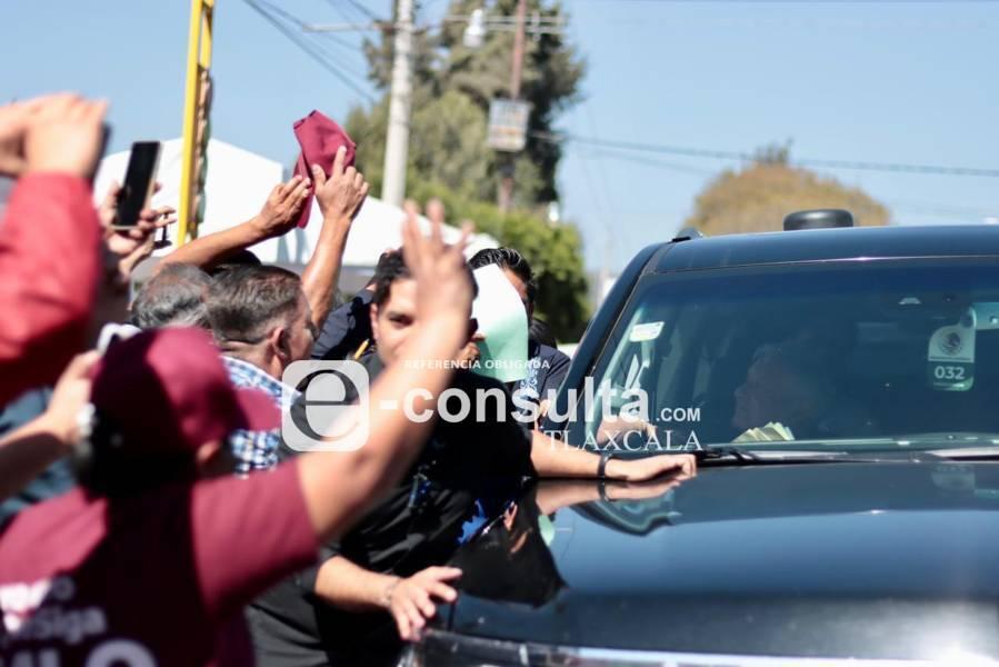 Visita de AMLO en el CCU de Tlaxcala 