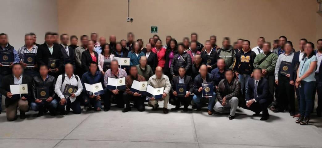 Concluye la SSC certificación en “Identificación De Armas De Fuego Y Explosivos”