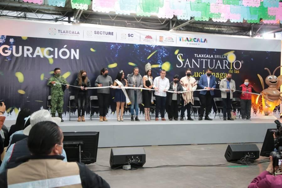 Inauguran temporada de luciérnagas 2022 en Nanacamilpa