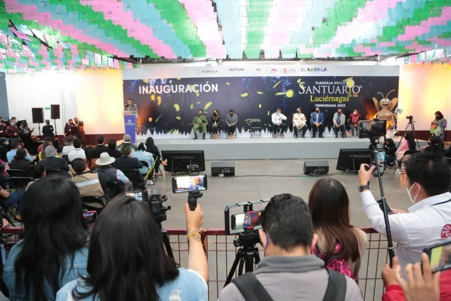 Inauguran temporada de luciérnagas 2022 en Nanacamilpa