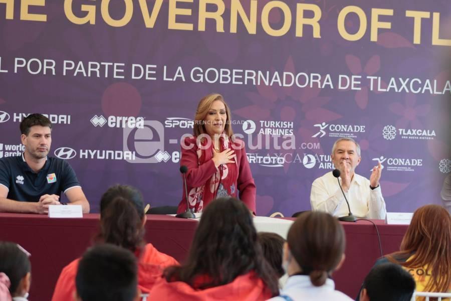 Gobernadora da Bienvenida Oficial a atletas de la Copa del Mundo de Tiro con Arco 