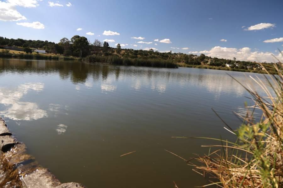 La presa "El Ojito" en Apizaquito