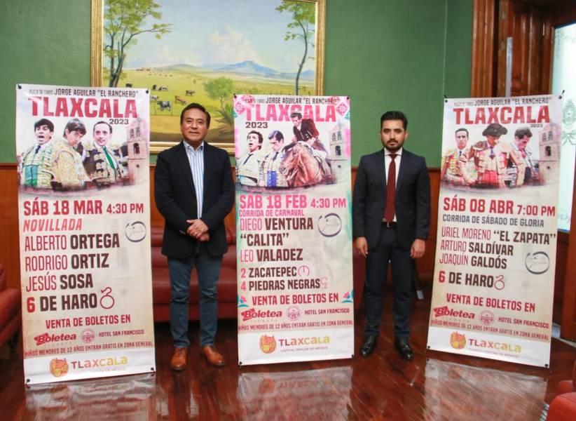 Develan carteles del serial taurino Tlaxcala Capital 2023