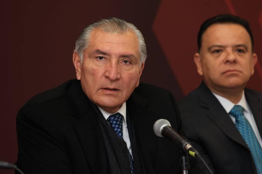 El Gobierno Federal, orgulloso del trabajo que realiza Lorena Cuéllar, afirma Adán Augusto