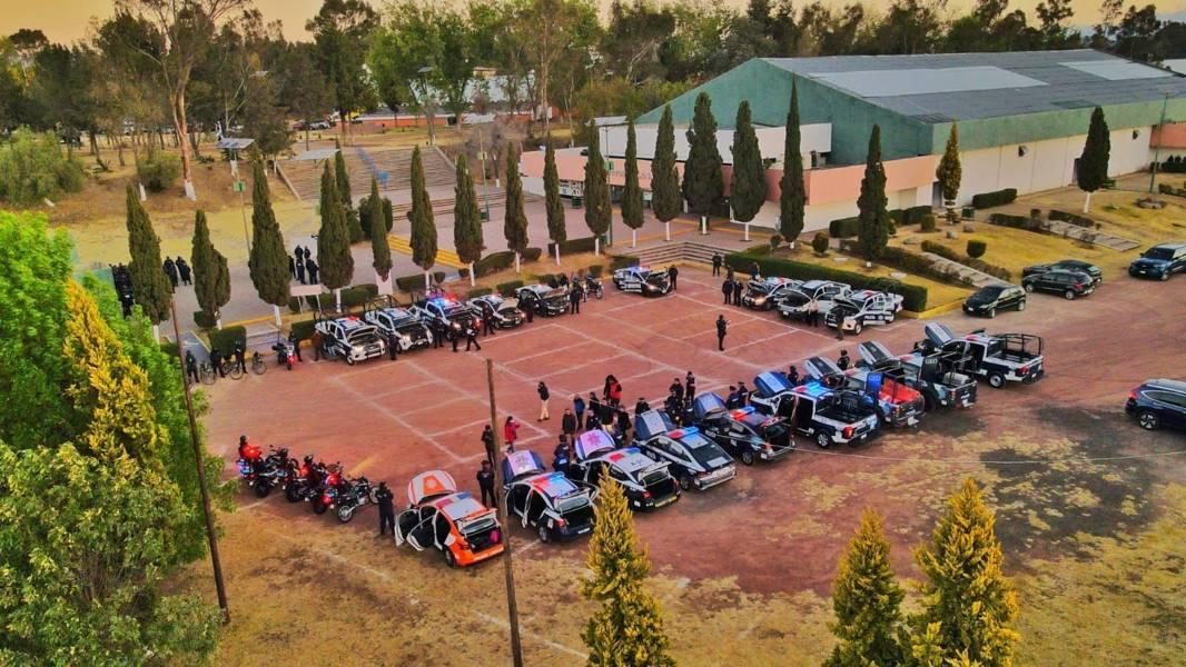 Alcalde de Apizaco verifica que todo el equipo de Seguridad Pública esté funcional