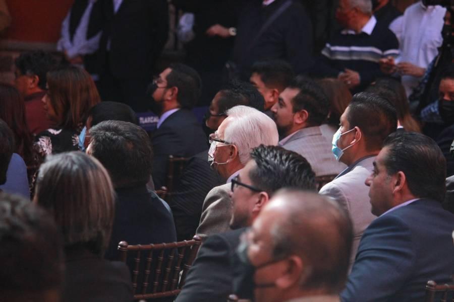 Participa edil de Chiautempan en reunión con Gobernadora y Secretario de Gobernación