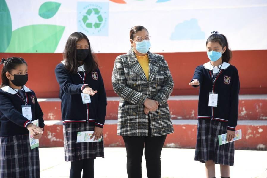 Promueve el Ayuntamiento de Tlaxcala el cumplimiento de la “Agenda 2030” entre alumnos de educación básica