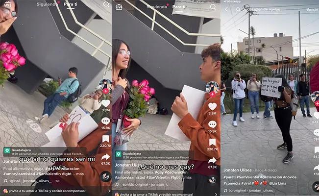 Una crush batea a un joven por negar que no es gay