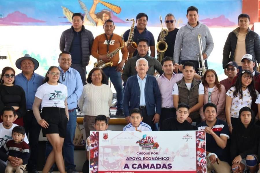 Alcalde de Chiautempan realiza gira de trabajo previo al arranque del Carnaval 2023