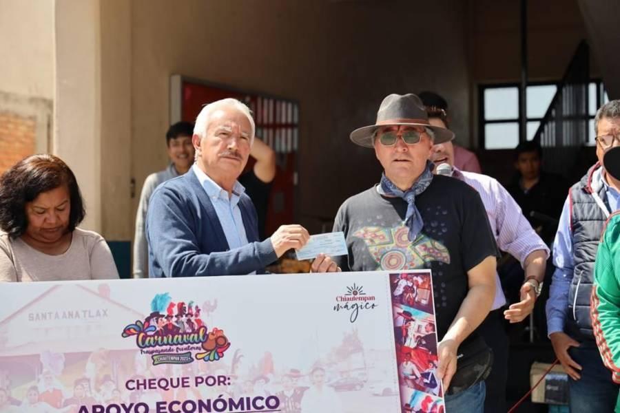 Alcalde de Chiautempan realiza gira de trabajo previo al arranque del Carnaval 2023