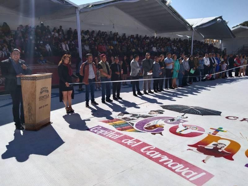Dan banderazo a Concurso de Camadas en Contla