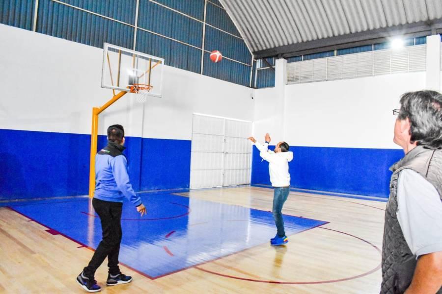Reinauguraron el Multideportivo San Martín en Apizaco
