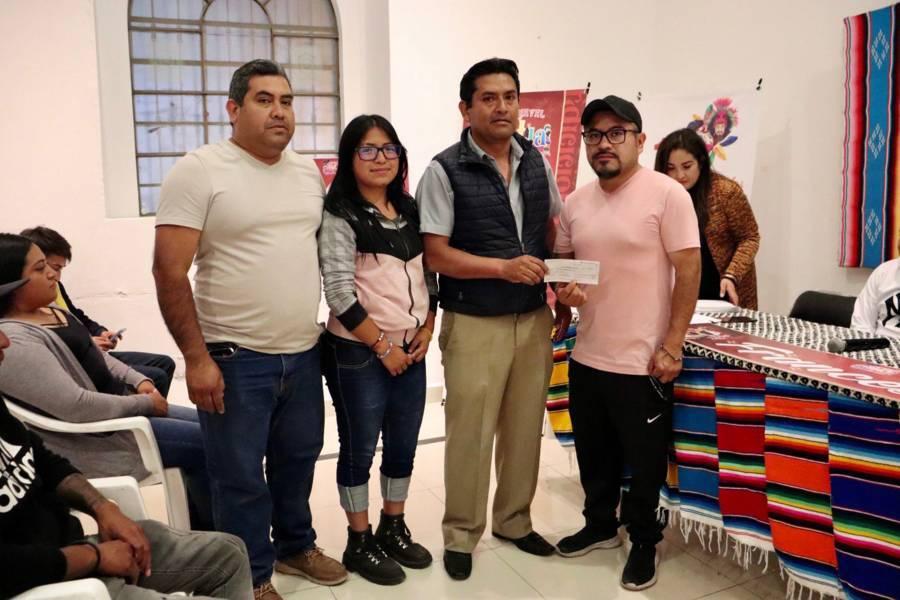 Cumple Eddy Roldán con la preservación de las tradiciones de Contla, con entrega de premiación a camadas