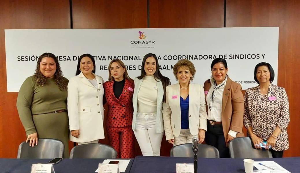 Síndico de Apizaco toma protesta como Vicepresidenta de la Conferencia Nacional de Síndicos y Regidores de México
