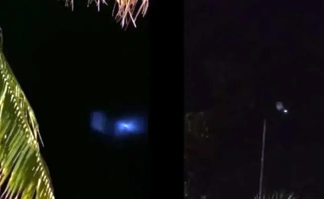 Supuesto ángel es grabado sobrevolando el cielo 