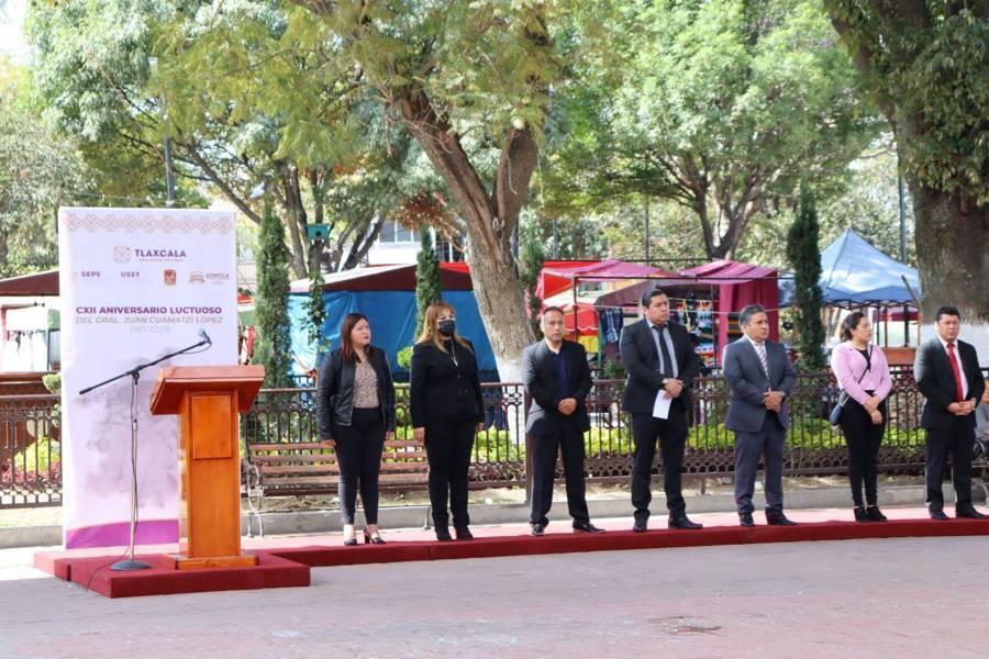 “Los actos de valentía de este gran contlense, están plasmados en letras de oro en la historia de México”: Eddy Roldán