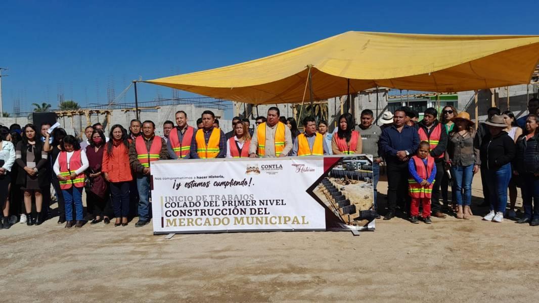 Contla va por su mercado municipal de la mano de Eddy Roldán 