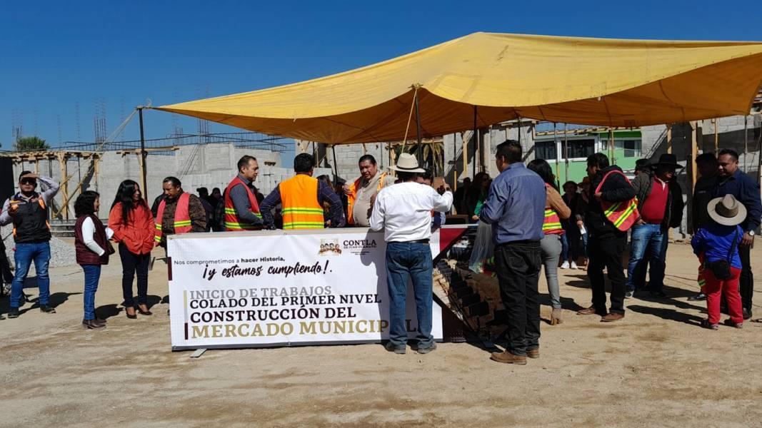 Contla va por su mercado municipal de la mano de Eddy Roldán 