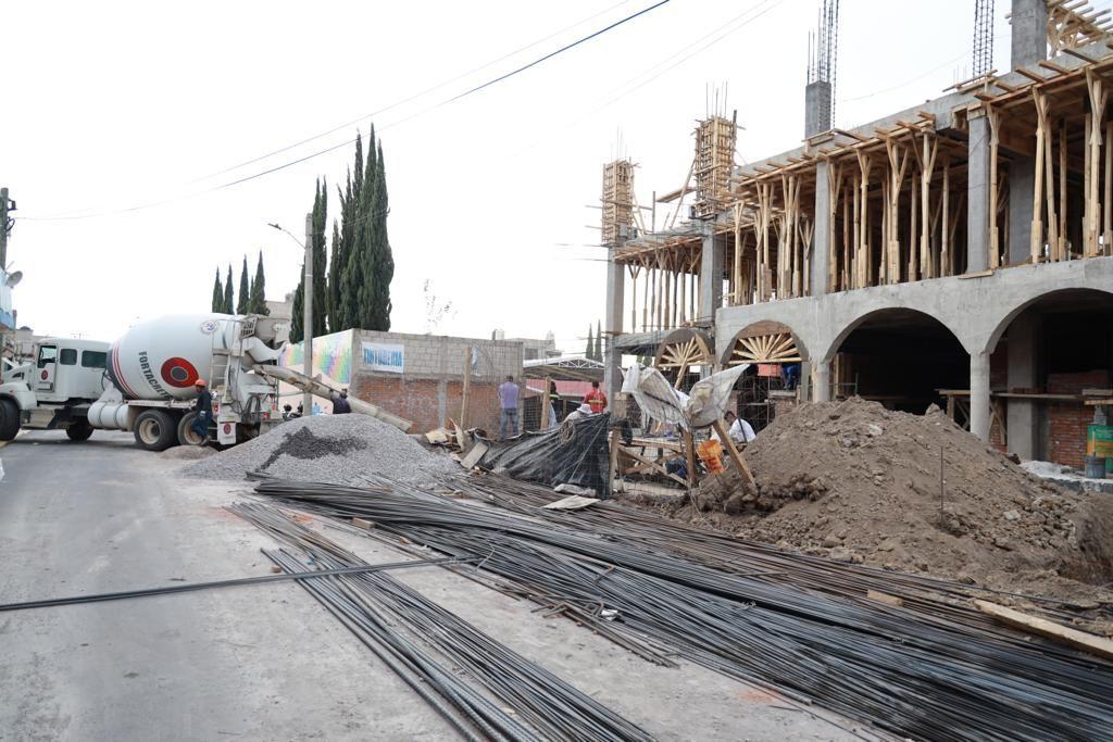 Registra construcción de la nueva Presidencia de Chiautempan más del 70 % de avance en su primera etapa 