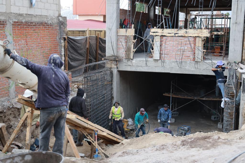 Registra construcción de la nueva Presidencia de Chiautempan más del 70 % de avance en su primera etapa 