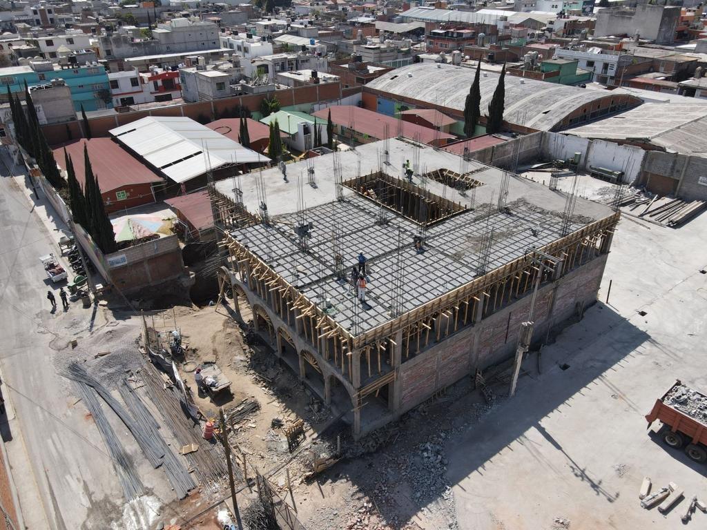 Registra construcción de la nueva Presidencia de Chiautempan más del 70 % de avance en su primera etapa 