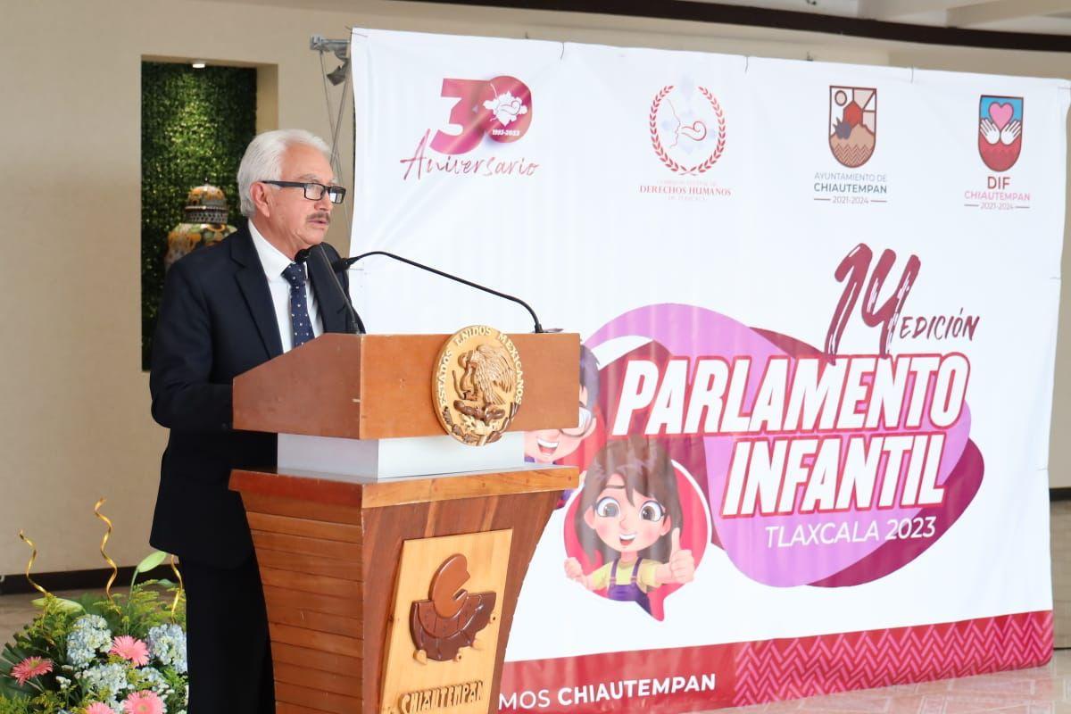 Chiautempan, sede de la 2da. etapa de la 14 edición del parlamento infantil Tlaxcala 2023