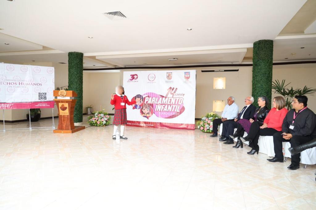 Chiautempan, sede de la 2da. etapa de la 14 edición del parlamento infantil Tlaxcala 2023