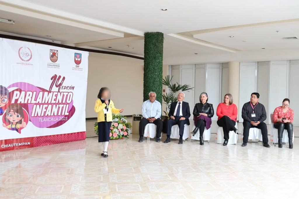 Chiautempan, sede de la 2da. etapa de la 14 edición del parlamento infantil Tlaxcala 2023