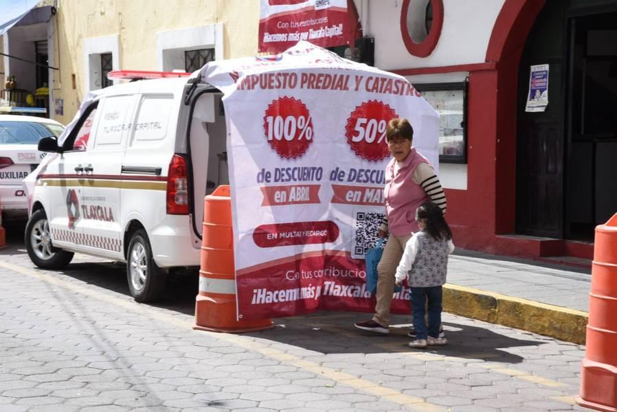 Aplican “Borrón y cuenta nueva” para pago de predial en Tlaxcala Capital