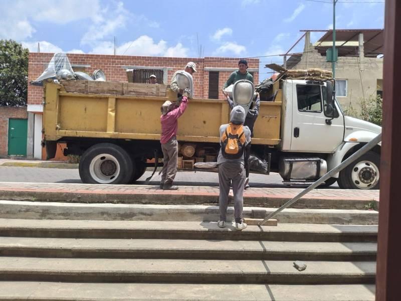 Avanza el Ayuntamiento de Tlaxcala en la rehabilitación de la unidad deportiva Blas “Charro” Carvajal