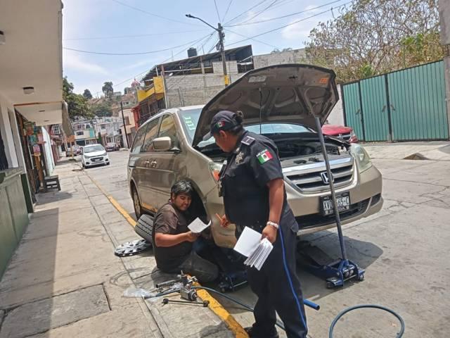 Policía Capitalina refuerza labores para prevenir robo de vehículos y autopartes