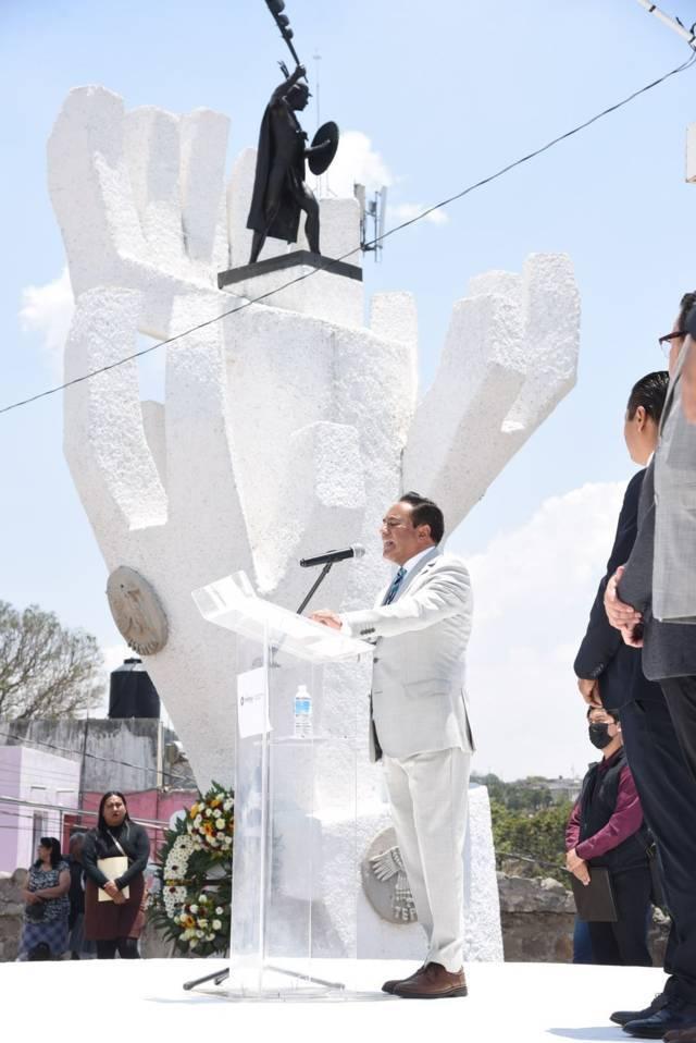 Conmemoran el 502 aniversario luctuoso de Xicohténcatl Axayacatzin