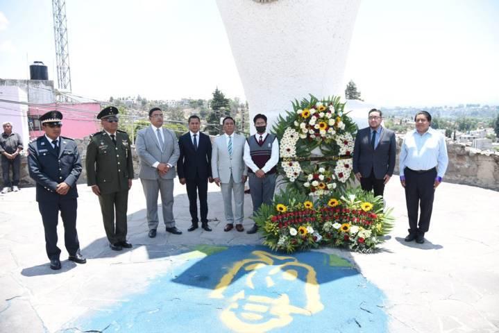 Conmemoran el 502 aniversario luctuoso de Xicohténcatl Axayacatzin