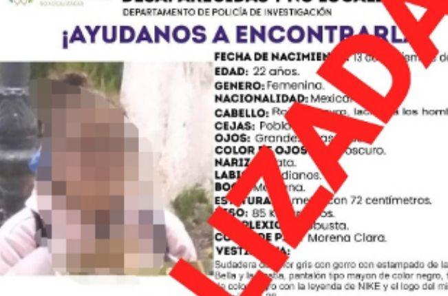 Presentan a mujer reportada como no localizada ante fiscalía: PGJE