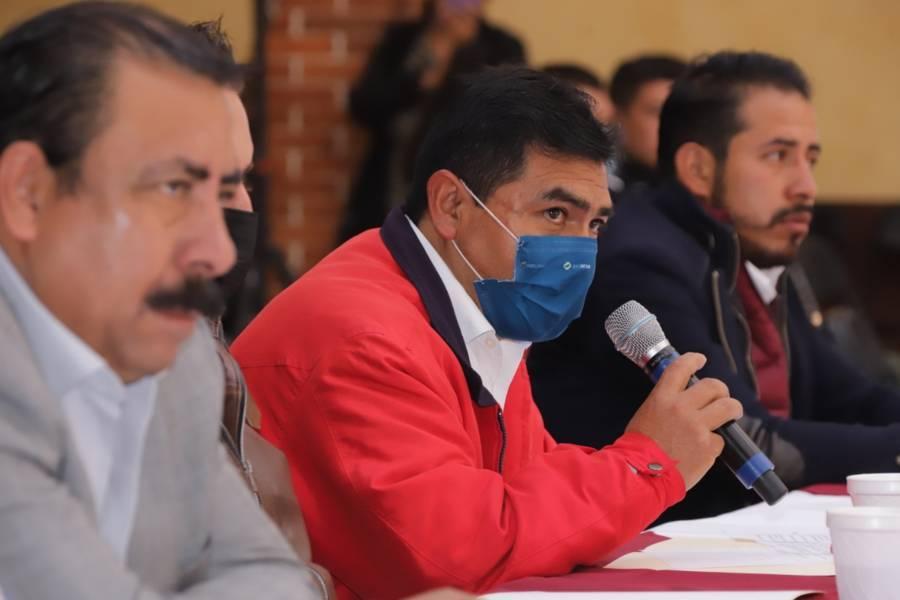 Realizan novena reunión itinerante de la mesa de trabajo para la construcción de paz y seguridad en Tlaxco