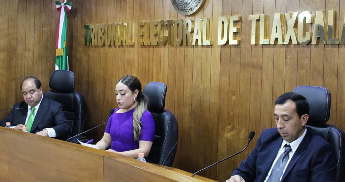 Sesionó el Pleno del Tribunal Electoral de Tlaxcala