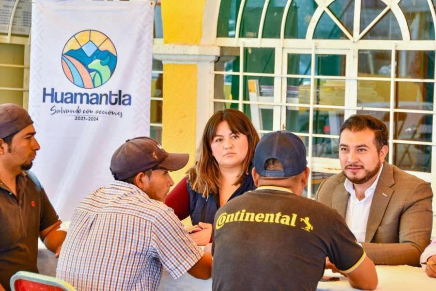 Con acciones vamos a salvar de la pobreza y el atraso a Huamantla: Salvador Santos Cedillo