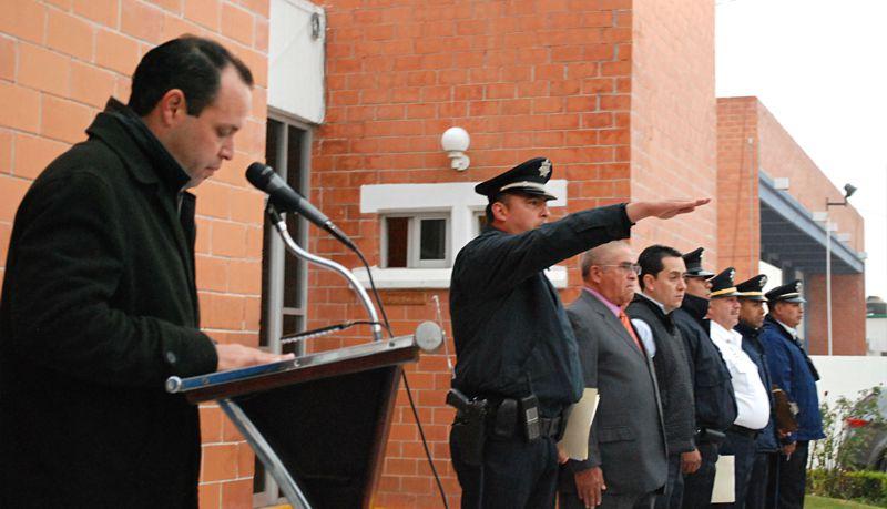 Asume el mando policial el presidente de Apizaco Jorge Luis Vázquez Rodríguez