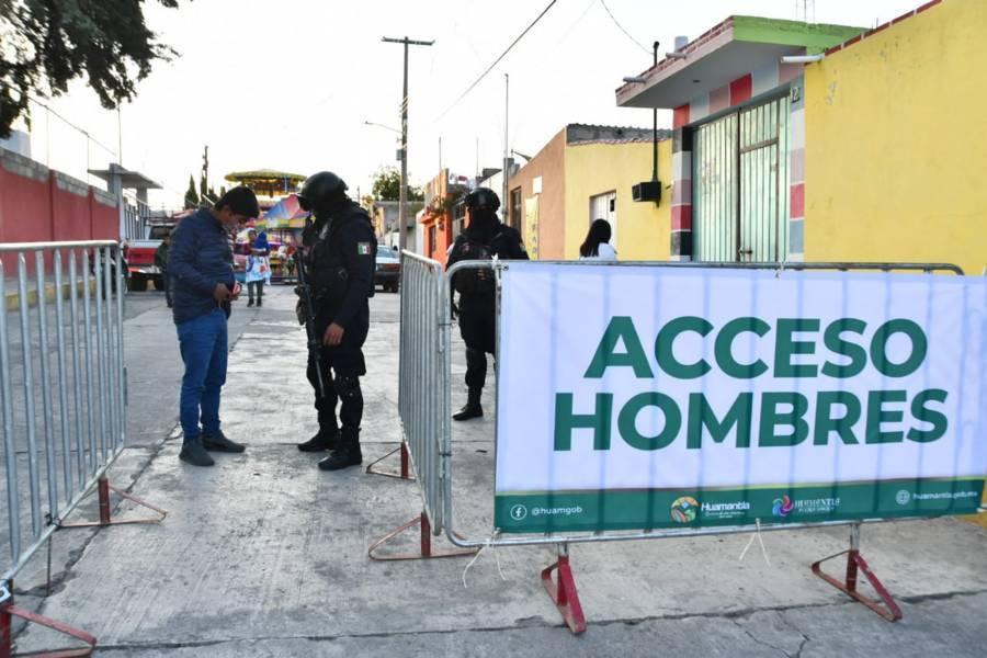 Reporta seguridad pública de Huamantla saldo blanco en el primer fin de semana en las trecenas