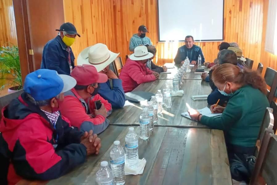 Trabajo coordinado a favor del campo acuerdan autoridades de seguridad y ejidatarios de Huamantla