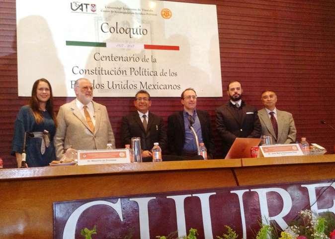 Reflexionaron en el CIJUREP de la UAT acerca del centenario de la Constitución mexicana