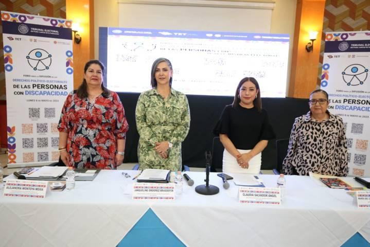 Realiza TEPJF foro en Tlaxcala para reflexionar sobre la protección de los derechos político-electorales de las personas con discapacidad