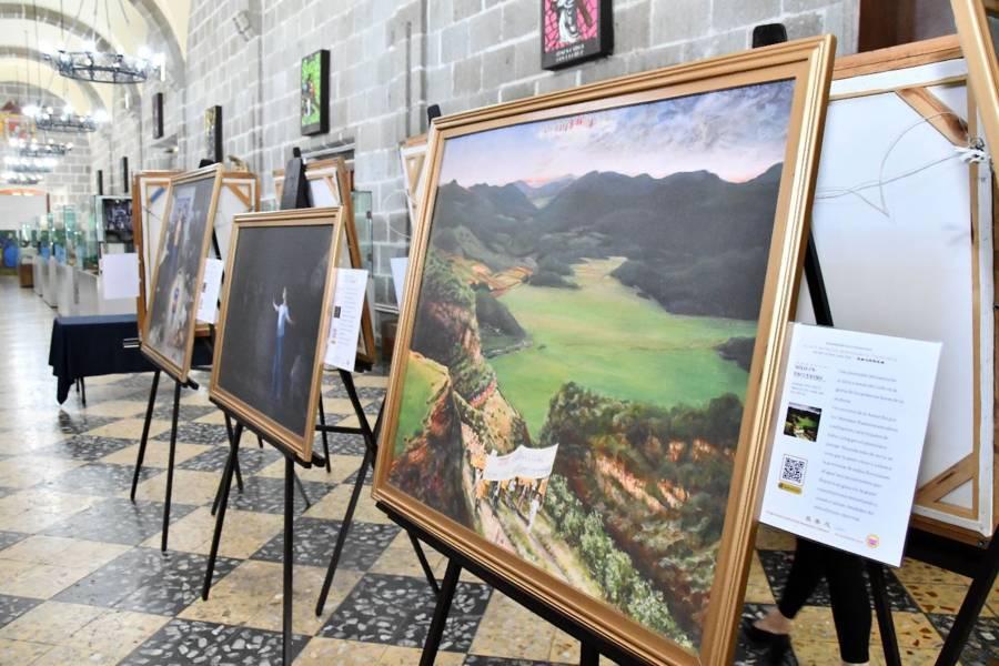 Inaugura Ayuntamiento de Huamantla exposición pictórica