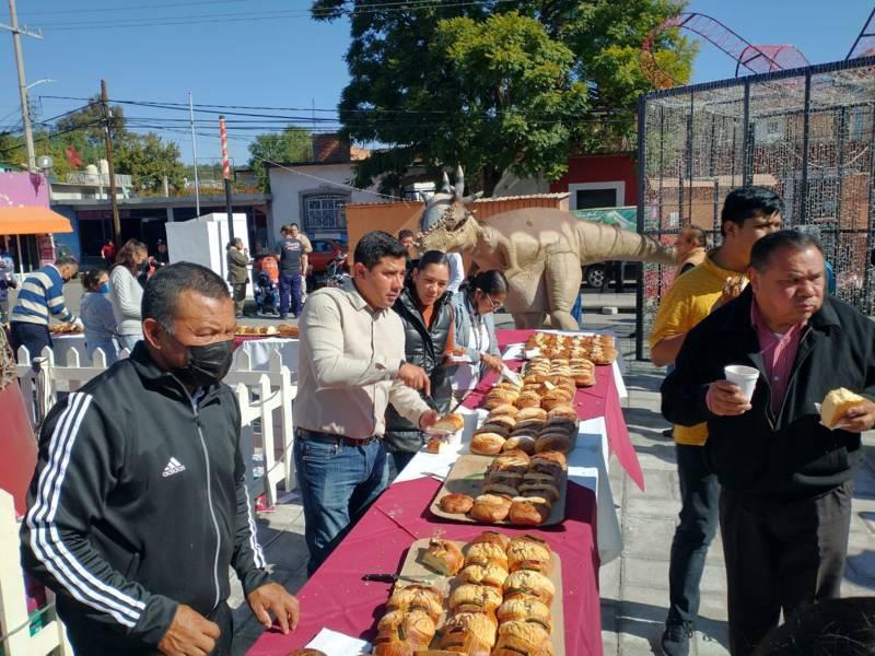 Tradicional Partida de Rosca, en Santa Cruz Tlaxcala