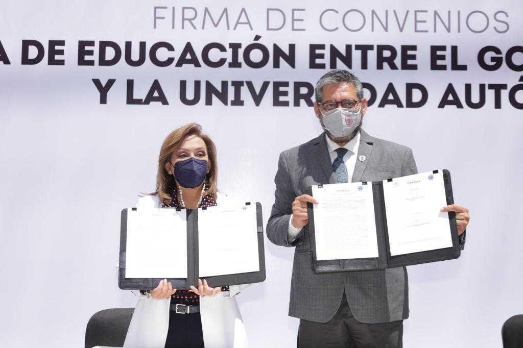 Gobierno del Estado y la UATX firman convenios de colaboración en materia educativa