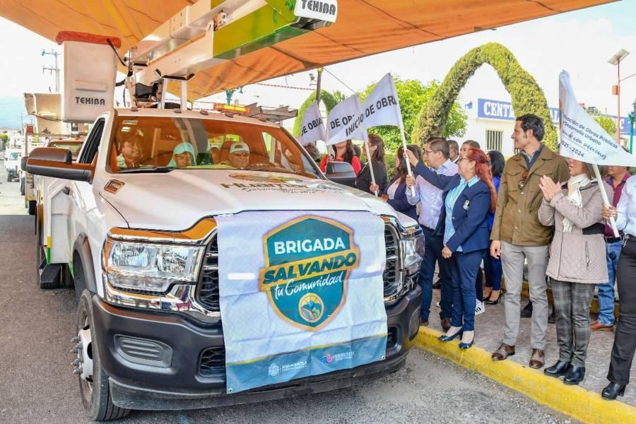 Visitan las brigadas “Salvando tu comunidad” y “DIF en tu comunidad” el pueblo de Chapultepec