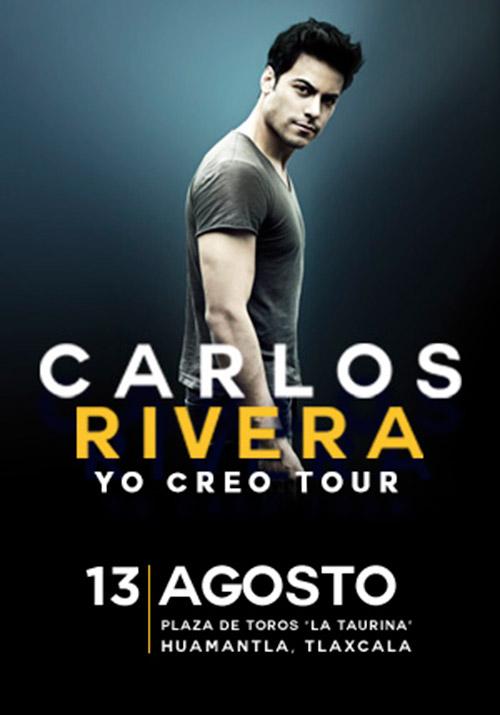 Carlos Rivera se presentará en la Plaza De Toros La Taurina